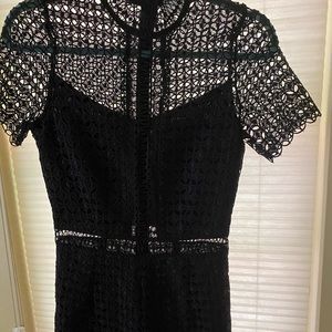 SugarLips Black Lace Romper